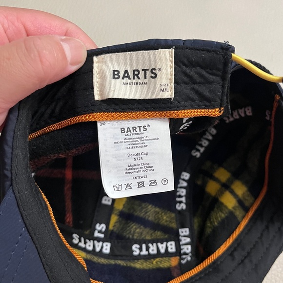 NWT - Barts Adult Wool Blended Lining 5 Panel Dacota Cap - Picture 7 of 10